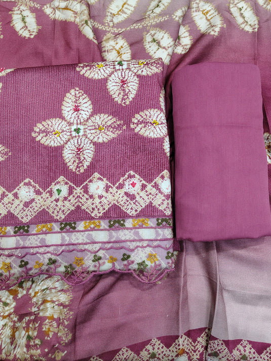 Luxury Cotrize Co-Ord Suit with Warm Dupatta