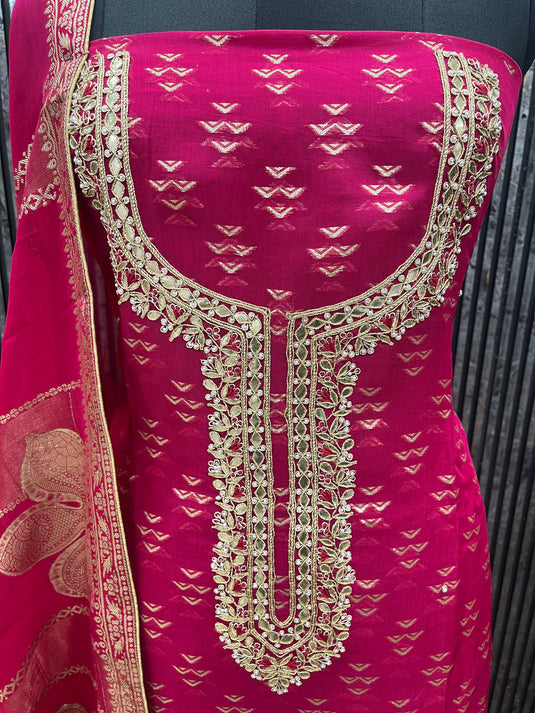 Vibrant colour burberry suit set