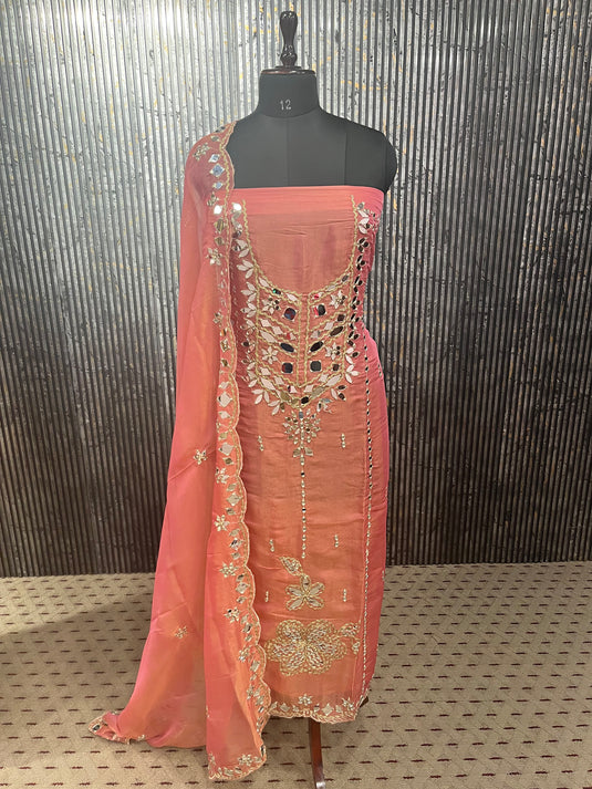 Signature Burberry Mirror Work Suit Set