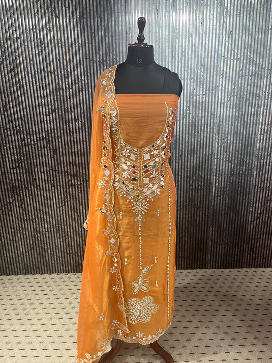 Signature Burberry Mirror Work Suit Set