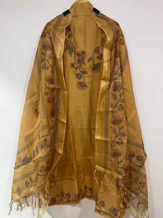 Elegant Tissue Fabric Suit Set – 4 Premium Shades