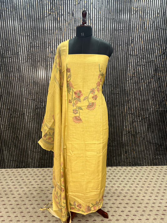 Elegant Tissue Fabric Suit Set – 4 Premium Shades