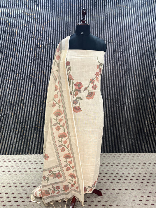 Elegant Tissue Fabric Suit Set – 4 Premium Shades