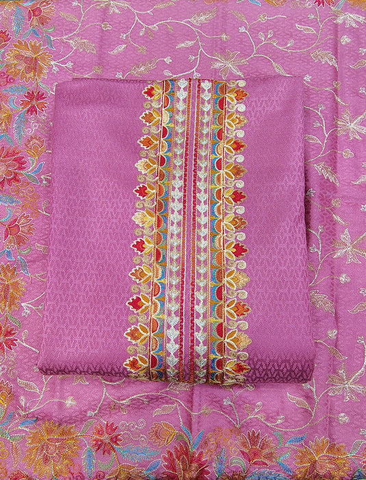 Pure Pashmina Resham Work Suit Set
