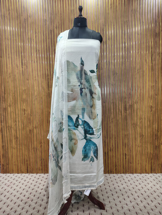 Cotton Shirt with Soft Chiffon Dupatta – Everyday Elegance