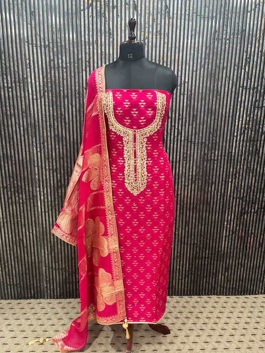 Vibrant colour burberry suit set
