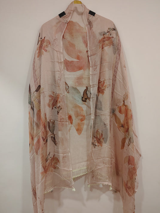 Cotton Shirt with Soft Chiffon Dupatta – Everyday Elegance