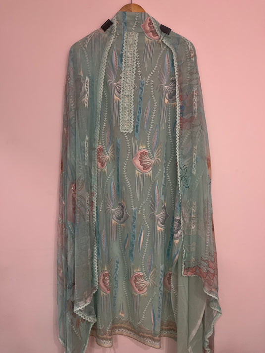 Premium Georgette Thread Embroidered Women’s Suit Set